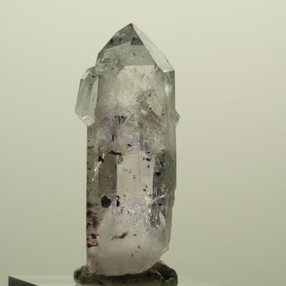 Harlekin Lemurian Phantom Amethyst mit Prehnit, Epidot Streep Mine, Namibia 41*21*15mm #15217