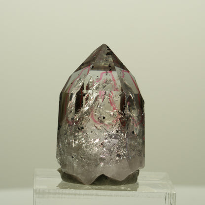 Enhydro Harlekin Skelett Phantom Amethyst Analcim, 3x Blase Streep Mine Namibia 30*18*16mm #15218