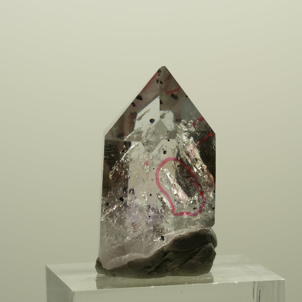 Enhydro Harlekin Skelett Phantom Amethyst Analcim, 3x Blase Streep Mine Namibia 30*18*16mm #15218