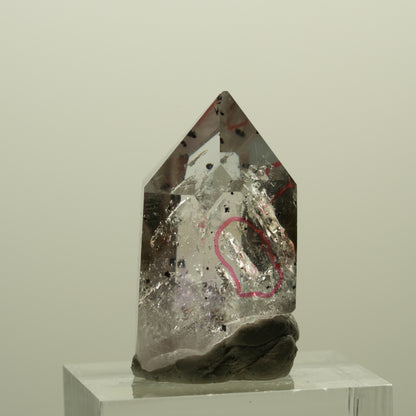 Enhydro Harlekin Skelett Phantom Amethyst Analcim, 3x Blase Streep Mine Namibia 30*18*16mm #15218