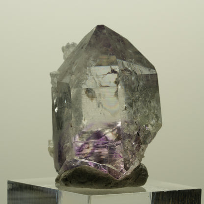 Lemurian Skelett Phantom Amethyst mit Analcim, Prehnit Streep Mine, Namibia 34*23*25mm #15219