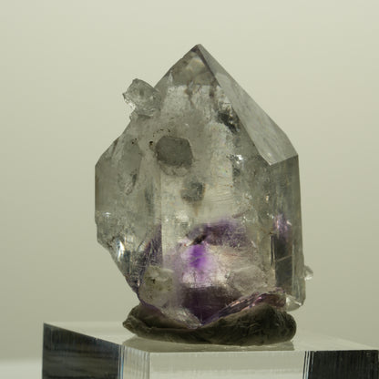 Lemurian Skelett Phantom Amethyst mit Analcim, Prehnit Streep Mine, Namibia 34*23*25mm #15219