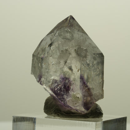 Lemurian Skelett Phantom Amethyst mit Analcim, Prehnit Streep Mine, Namibia 34*23*25mm #15219