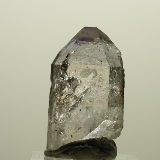 Enhydro Skelett Phantom Amethyst, Epidot, Prehnit, 1x Blase Streep Mine Namibia 36*22*23mm #15221