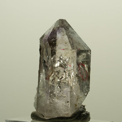 Enhydro Skelett Phantom Amethyst, Epidot, Prehnit, 1x Blase Streep Mine Namibia 36*22*23mm #15221