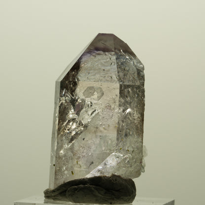 Enhydro Skelett Phantom Amethyst, Epidot, Prehnit, 1x Blase Streep Mine Namibia 36*22*23mm #15221