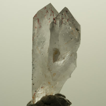 Harlekin Lemurian Skelett Phantom Rauchquarz Streep Mine, Namibia 45*22*16mm #15222