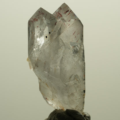 Harlekin Lemurian Skelett Phantom Rauchquarz Streep Mine, Namibia 45*22*16mm #15222