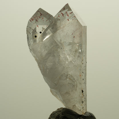 Harlekin Lemurian Skelett Phantom Rauchquarz Streep Mine, Namibia 45*22*16mm #15222