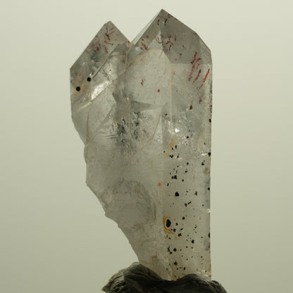 Harlekin Lemurian Skelett Phantom Rauchquarz Streep Mine, Namibia 45*22*16mm #15222