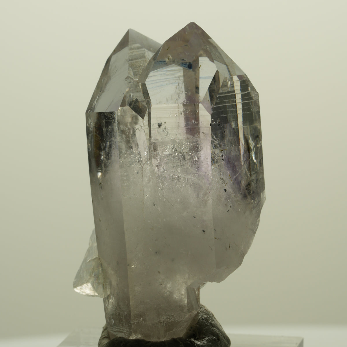 Lemurian Phantom Amethyst, Calcit, Hämatit, Epidot, Prehnit Streep Mine Namibia 42*19*19mm #15223