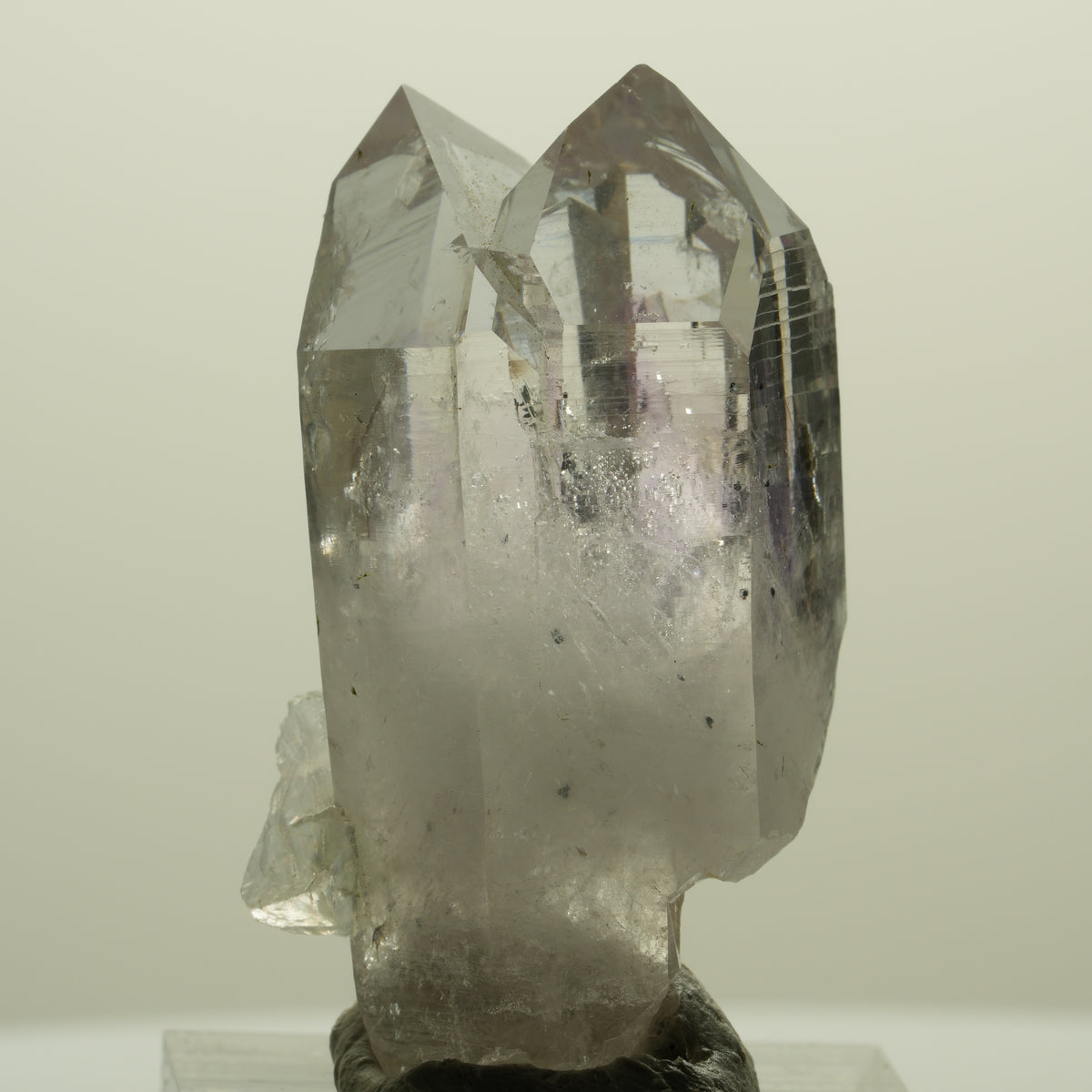 Lemurian Phantom Amethyst, Calcit, Hämatit, Epidot, Prehnit Streep Mine Namibia 42*19*19mm #15223