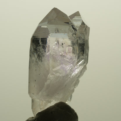Lemurian Phantom Amethyst, Calcit, Hämatit, Epidot, Prehnit Streep Mine Namibia 42*19*19mm #15223