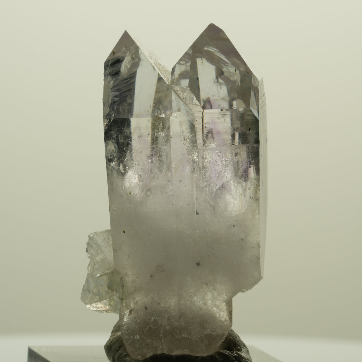 Lemurian Phantom Amethyst, Calcit, Hämatit, Epidot, Prehnit Streep Mine Namibia 42*19*19mm #15223