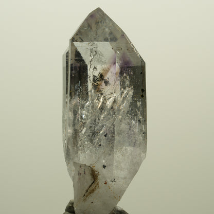 Harlekin Lemurian Phantom Amethyst mit Epidot Streep Mine, Namibia 49*18*17mm #15224