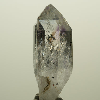 Harlekin Lemurian Phantom Amethyst mit Epidot Streep Mine, Namibia 49*18*17mm #15224