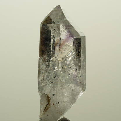 Harlekin Lemurian Phantom Amethyst mit Epidot Streep Mine, Namibia 49*18*17mm #15224