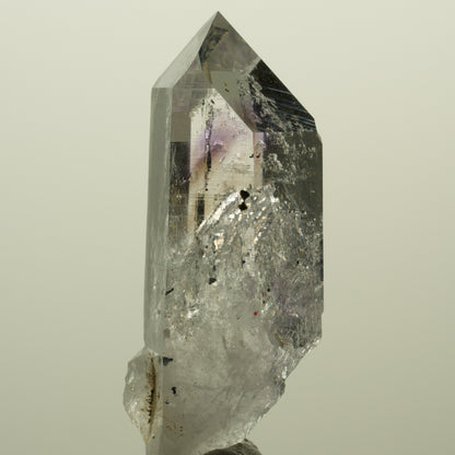 Harlekin Lemurian Phantom Amethyst mit Epidot Streep Mine, Namibia 49*18*17mm #15224