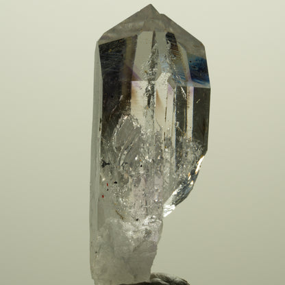 Harlekin Lemurian Phantom Amethyst mit Epidot Streep Mine, Namibia 49*18*17mm #15224