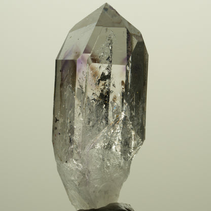 Harlekin Lemurian Phantom Amethyst mit Epidot Streep Mine, Namibia 49*18*17mm #15224