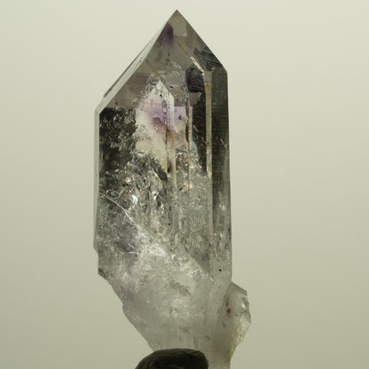 Harlekin Lemurian Phantom Amethyst mit Epidot Streep Mine, Namibia 49*18*17mm #15224