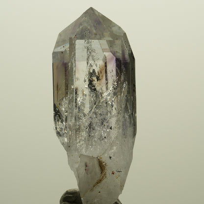 Harlekin Lemurian Phantom Amethyst mit Epidot Streep Mine, Namibia 49*18*17mm #15224