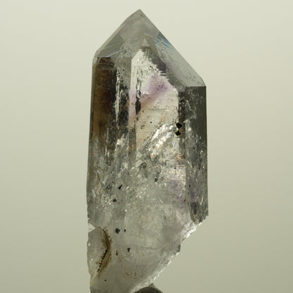 Harlekin Lemurian Phantom Amethyst mit Epidot Streep Mine, Namibia 49*18*17mm #15224
