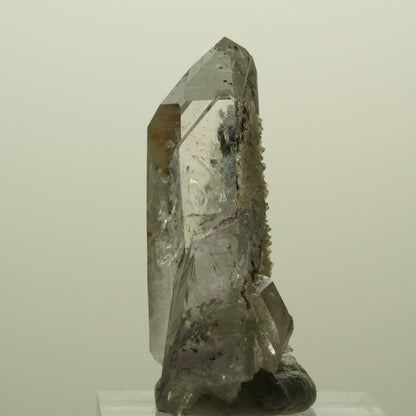 Harlekin Lemurian Phantom Amethyst mit Prehnit Streep Mine, Namibia 40*23*16mm #15225