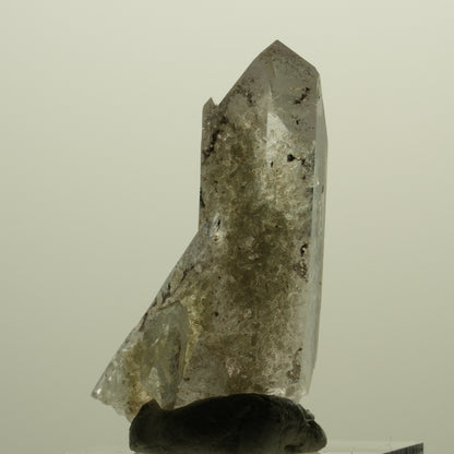 Harlekin Lemurian Phantom Amethyst mit Prehnit Streep Mine, Namibia 40*23*16mm #15225