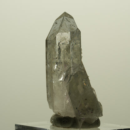 Harlekin Lemurian Phantom Amethyst mit Prehnit Streep Mine, Namibia 40*23*16mm #15225