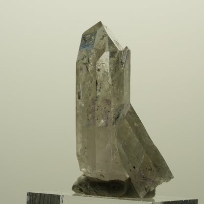 Harlekin Lemurian Phantom Amethyst mit Prehnit Streep Mine, Namibia 40*23*16mm #15225