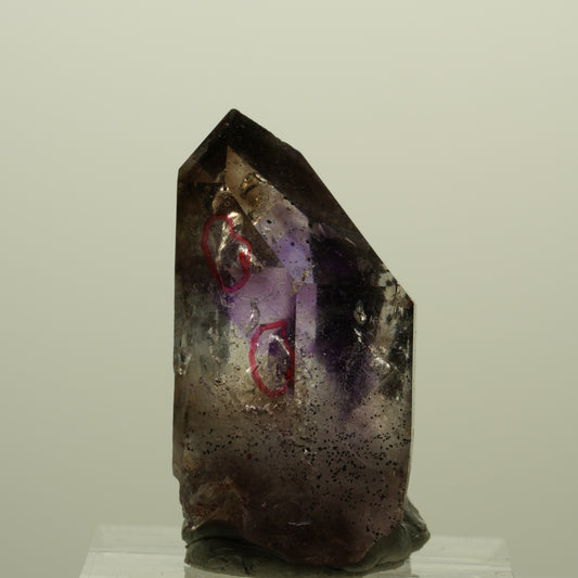Enhydro Skelett Phantom Amethyst Spitze, 2x Blase Goboboseb, Namibia 34*18*14mm #15227