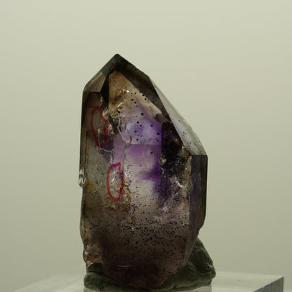 Enhydro Skelett Phantom Amethyst Spitze, 2x Blase Goboboseb, Namibia 34*18*14mm #15227