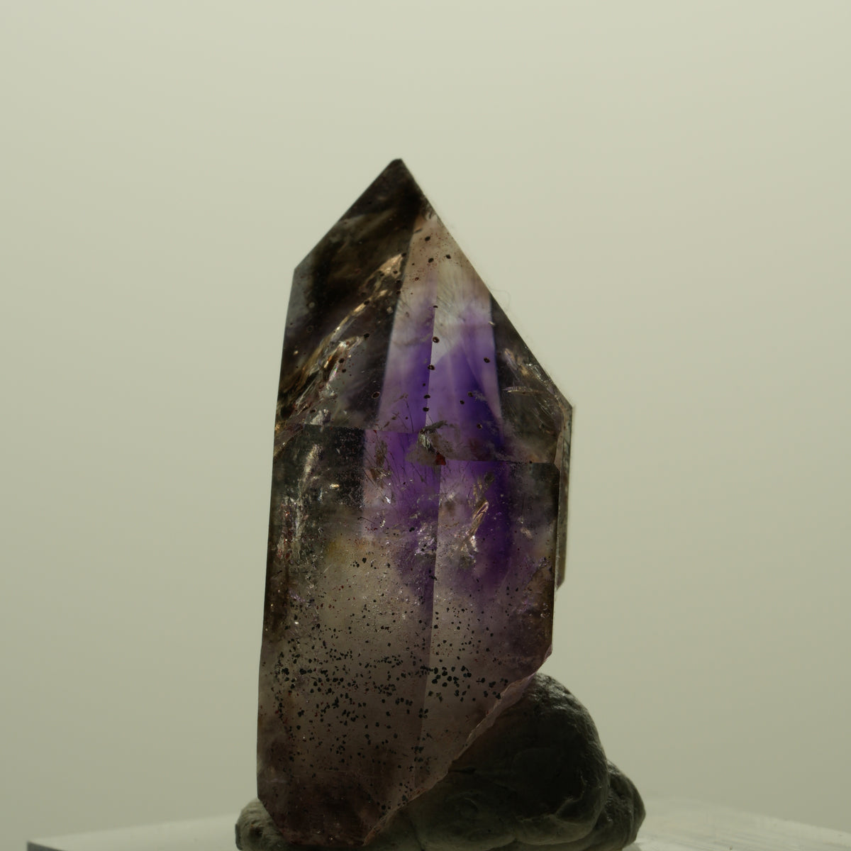Enhydro Skelett Phantom Amethyst Spitze, 2x Blase Goboboseb, Namibia 34*18*14mm #15227