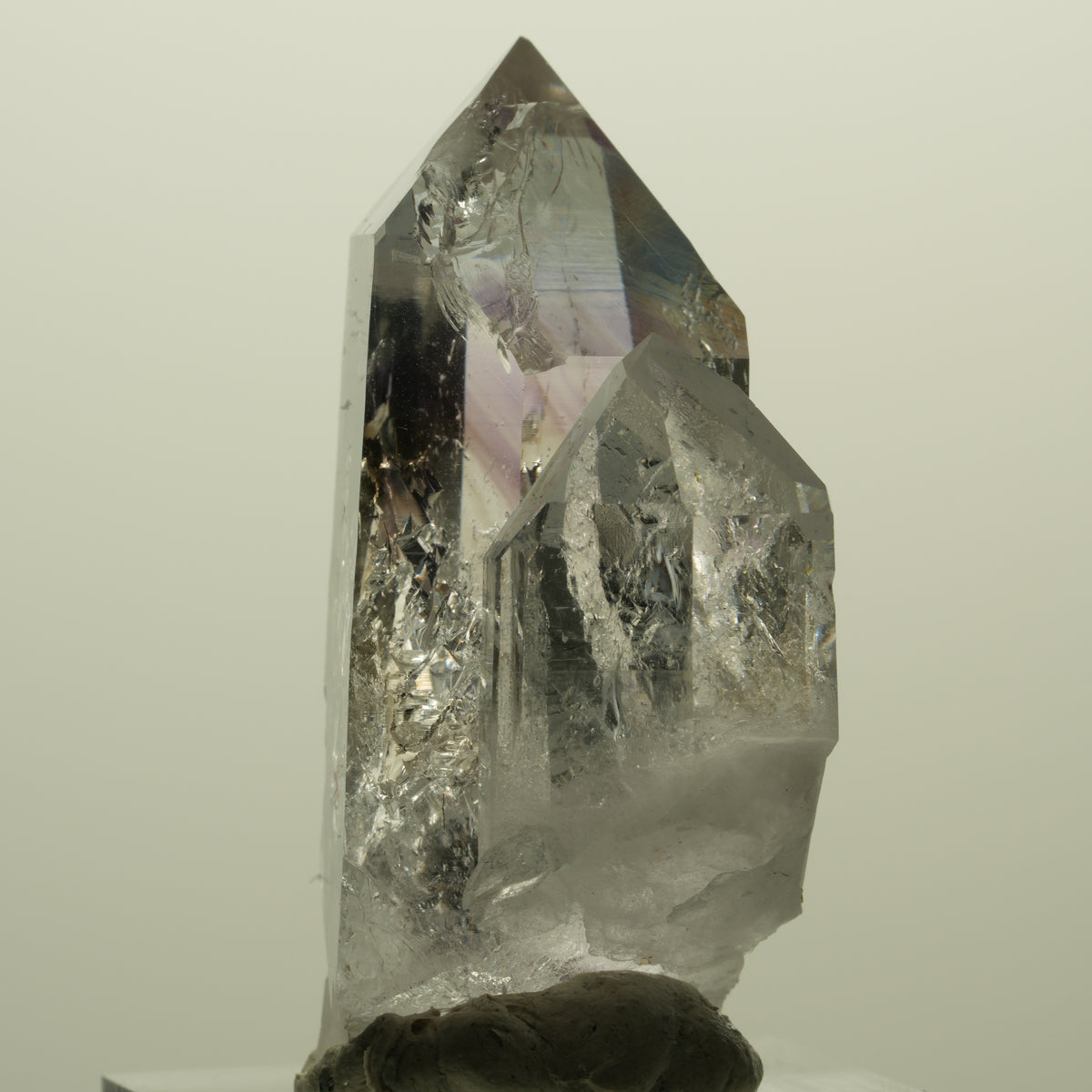 Harlekin Lemurian Skelett Phantom Amethyst Streep Mine, Namibia 43*27*22mm #15228