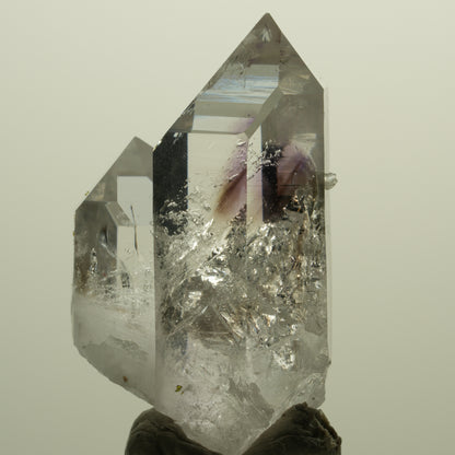 Harlekin Lemurian Skelett Phantom Amethyst Streep Mine, Namibia 43*27*22mm #15228
