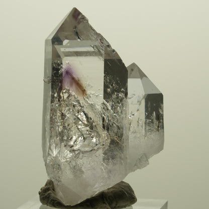Harlekin Lemurian Skelett Phantom Amethyst Streep Mine, Namibia 43*27*22mm #15228