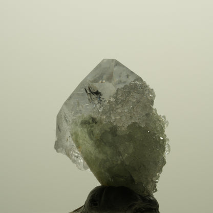 Lemurian Skelett Phantom Amethyst mit Analcim, Prehnit Streep Mine, Namibia 34*26*21mm #15229