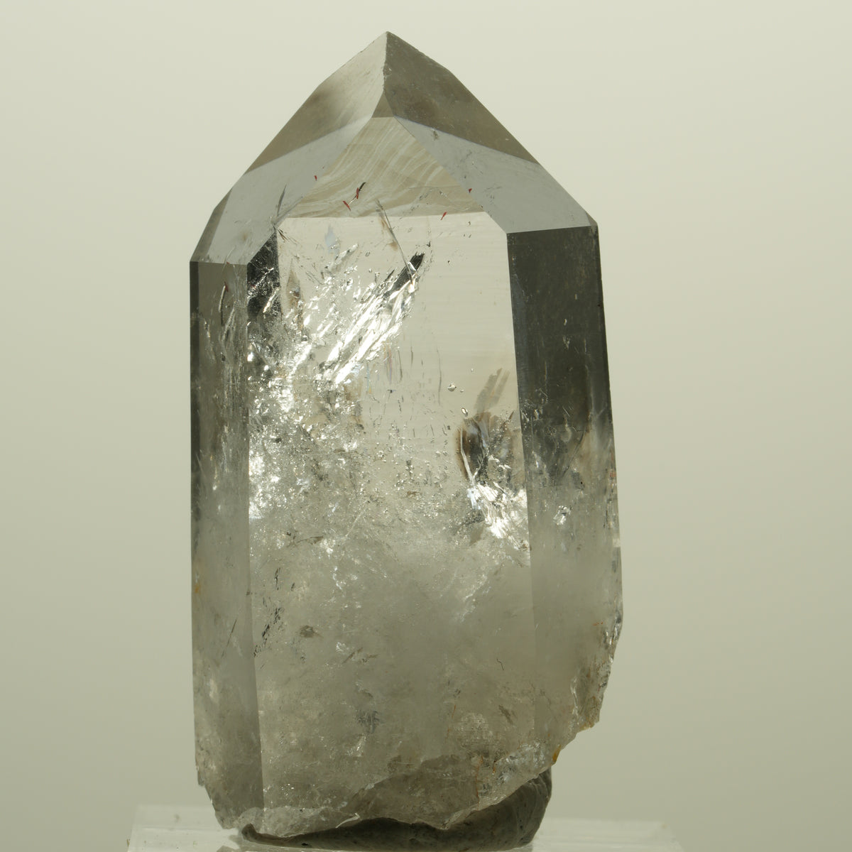 Harlekin Lemurian Skelett Phantom Rauchquarz Streep Mine, Namibia 43*24*15mm #15230