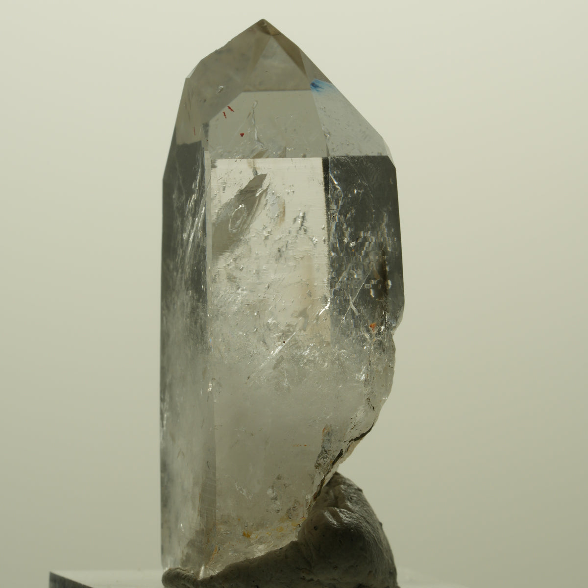 Harlekin Lemurian Skelett Phantom Rauchquarz Streep Mine, Namibia 43*24*15mm #15230