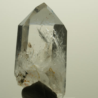 Harlekin Lemurian Skelett Phantom Rauchquarz Streep Mine, Namibia 43*24*15mm #15230