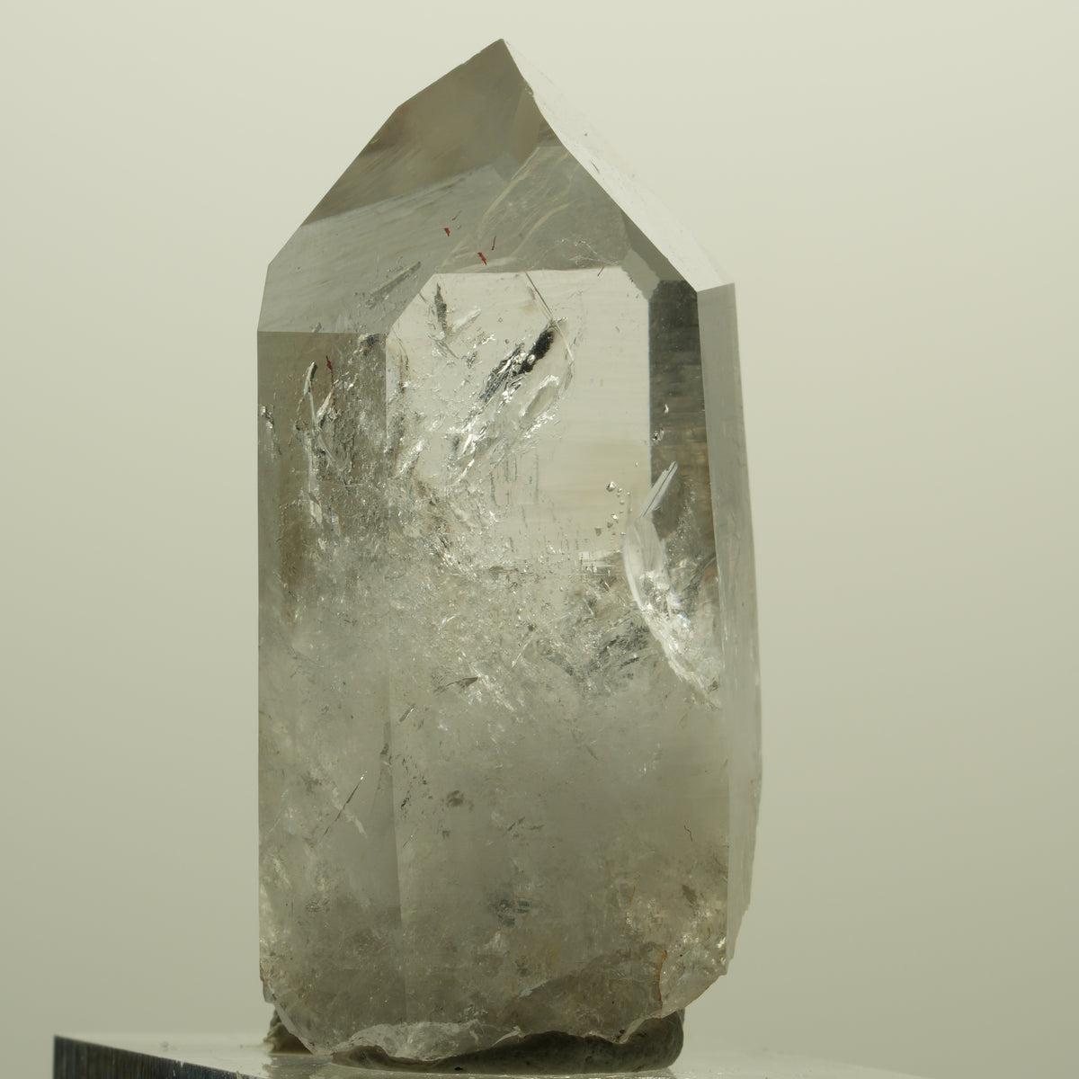 Harlekin Lemurian Skelett Phantom Rauchquarz Streep Mine, Namibia 43*24*15mm #15230