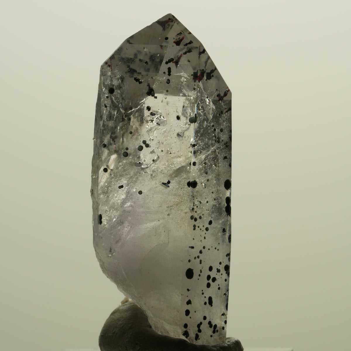 Enhydro Harlekin Skelett Phantom Amethyst Analcim, 1x Blase Streep Mine Namibia 43*17*18mm #15231