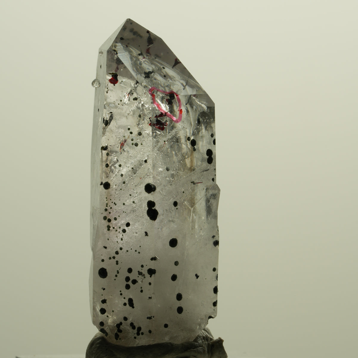Enhydro Harlekin Skelett Phantom Amethyst Analcim, 1x Blase Streep Mine Namibia 43*17*18mm #15231