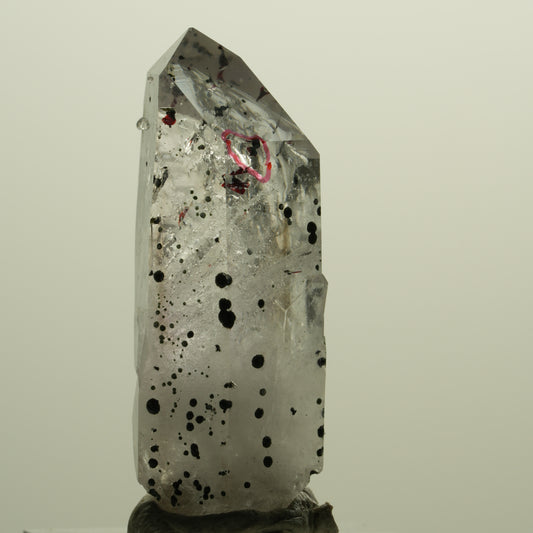 Enhydro Harlekin Skelett Phantom Amethyst Analcim, 1x Blase Streep Mine Namibia 43*17*18mm #15231