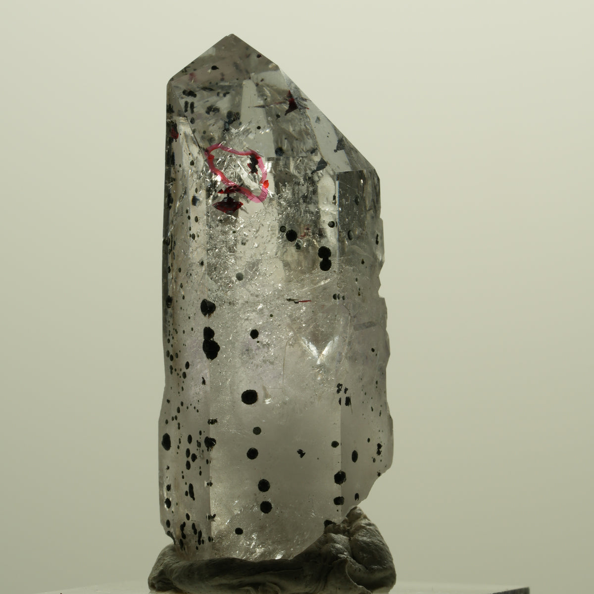 Enhydro Harlekin Skelett Phantom Amethyst Analcim, 1x Blase Streep Mine Namibia 43*17*18mm #15231