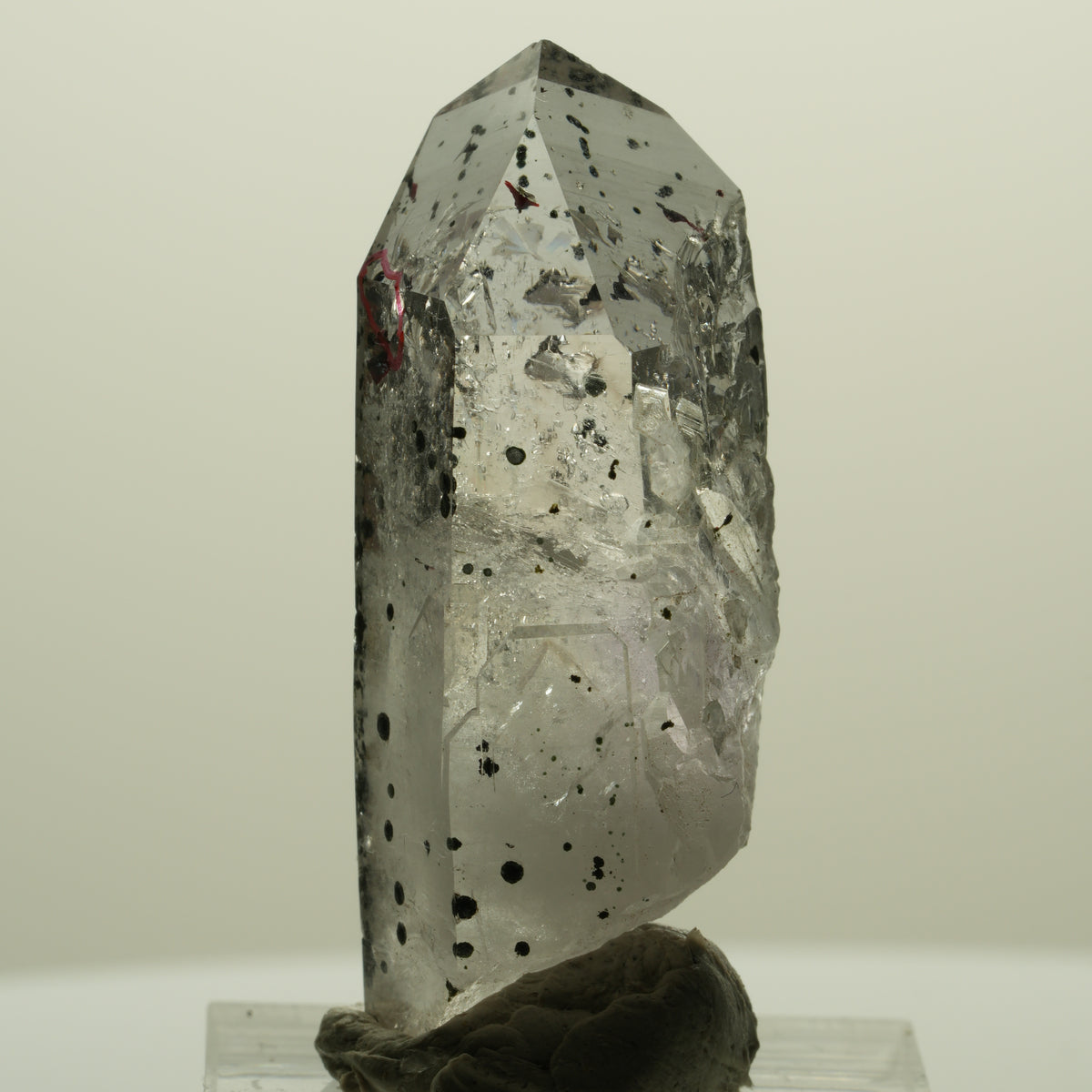 Enhydro Harlekin Skelett Phantom Amethyst Analcim, 1x Blase Streep Mine Namibia 43*17*18mm #15231