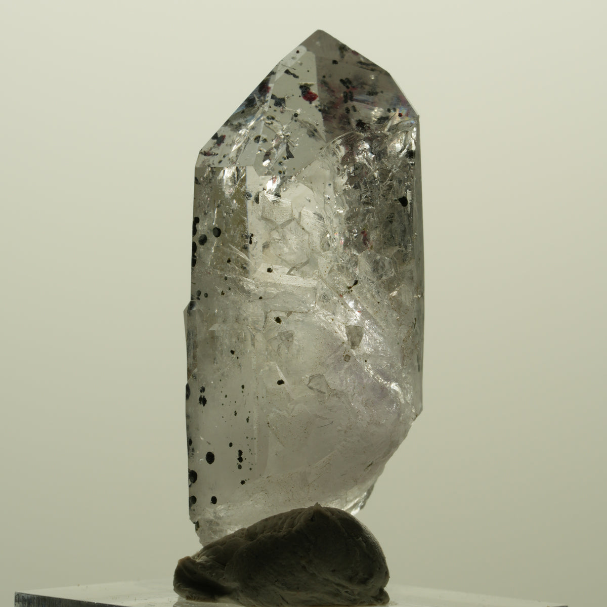 Enhydro Harlekin Skelett Phantom Amethyst Analcim, 1x Blase Streep Mine Namibia 43*17*18mm #15231