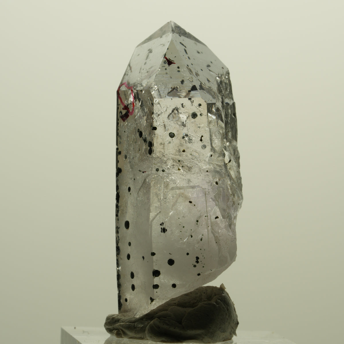 Enhydro Harlekin Skelett Phantom Amethyst Analcim, 1x Blase Streep Mine Namibia 43*17*18mm #15231