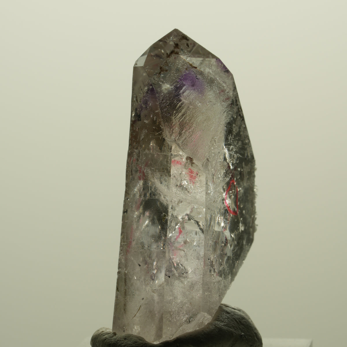 Enhydro Harlekin Skelett Phantom Amethyst Prehnit Epidot 2x Blase Streep Mine, Namibia 42*23*13mm #15233